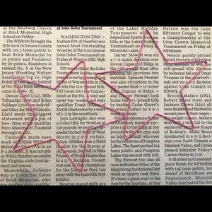 Hot Pink Large Vintage Star Earrings